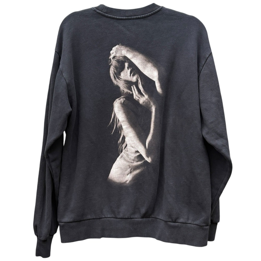 Taylor Swift Official The Tortured Poets Department Sweatshirt Medium Black‎ - Picture 2 of 8
